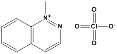 Molecular Structure of 7305-21-7 (Cinnolinium, 1-methyl-, perchlorate)
